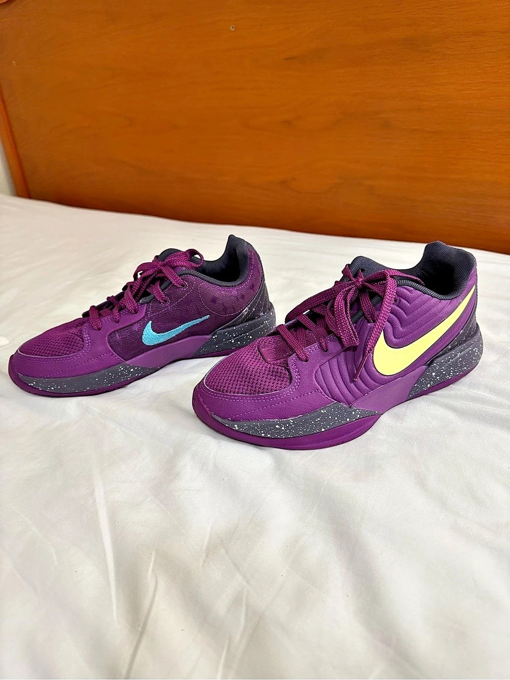 Nike Ja 2 GS Stargazer Purple Sky Basketball Shoes 5Y (Women’s 6.5)